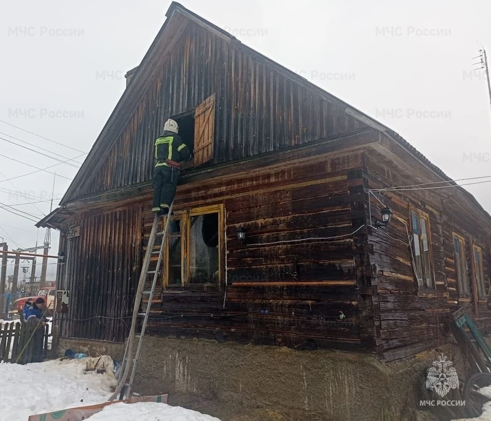 В Калужской области сгорел частный дом - KP.RU