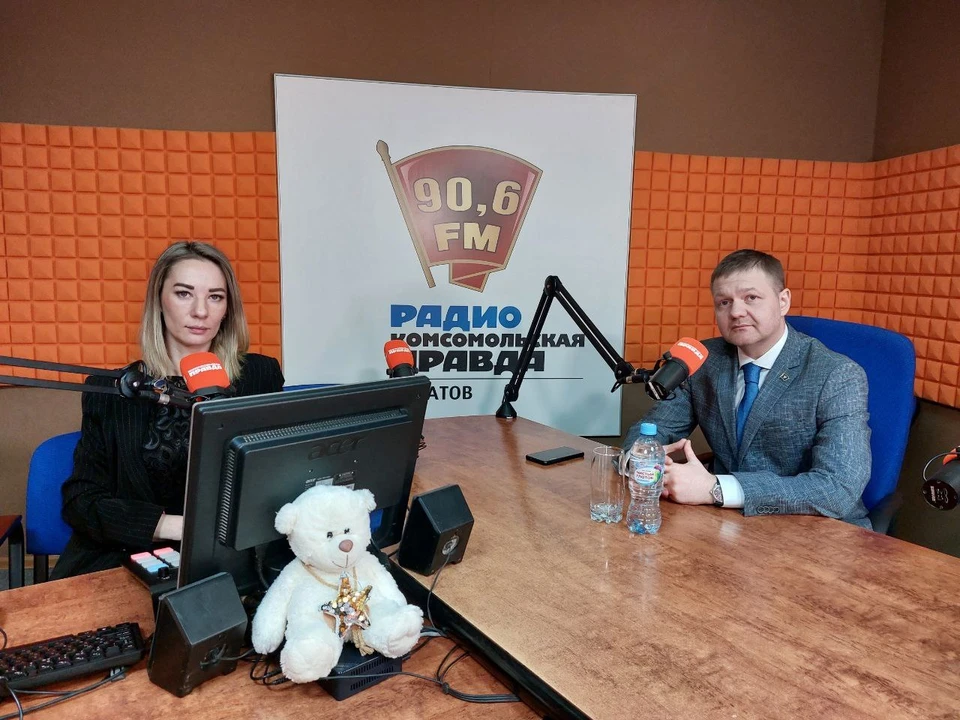 Валентин Архипов на радио КП Саратов