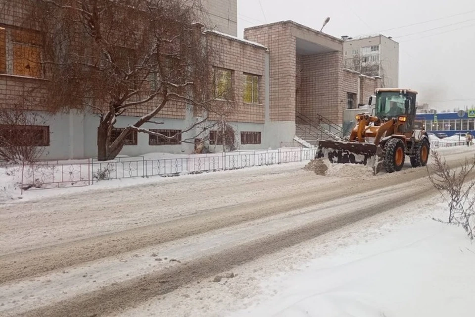 В Ижевске вновь выпало много снега. Фото: https://t.me/adm_izh