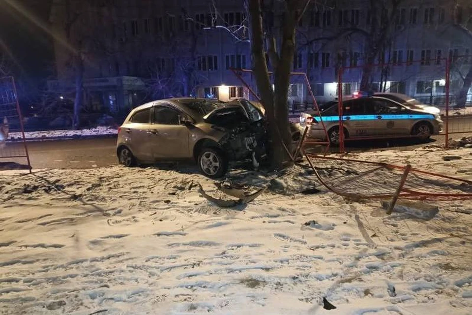 Фото с места аварии.
