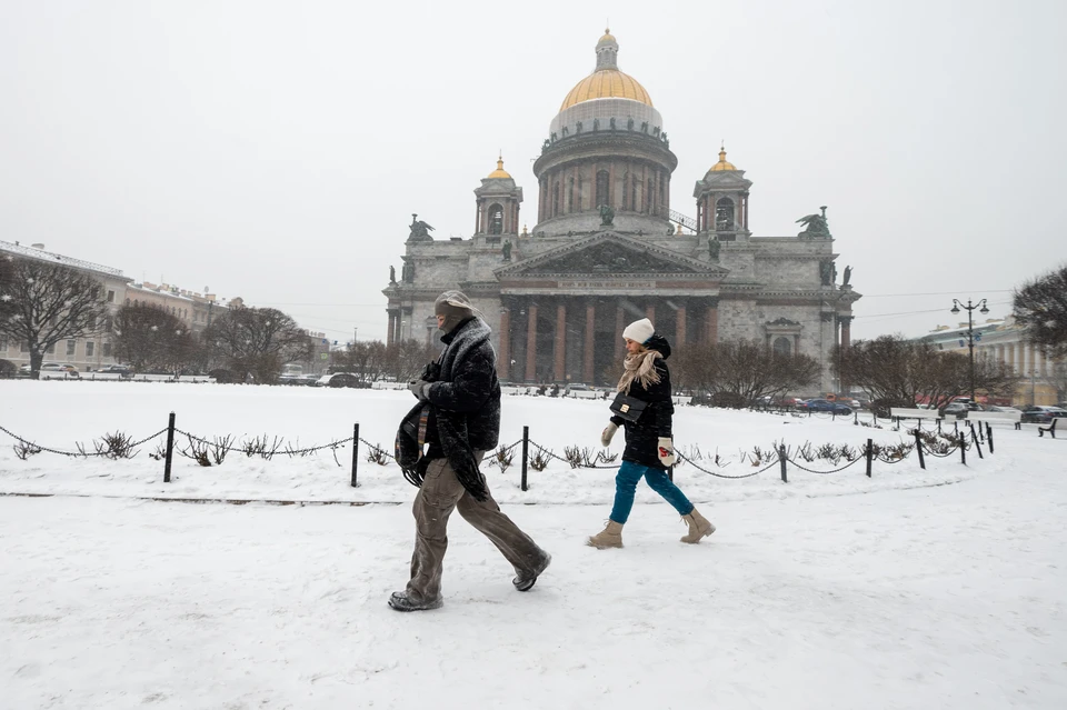 В Петербурге сильно похолодает после Нового года.