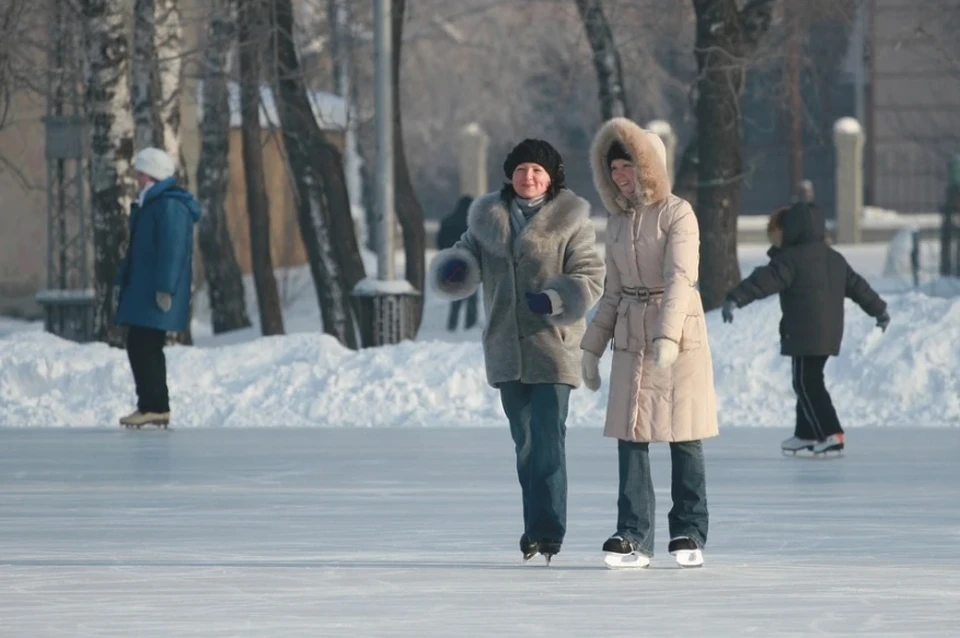 Ледовые катки в Барнауле
