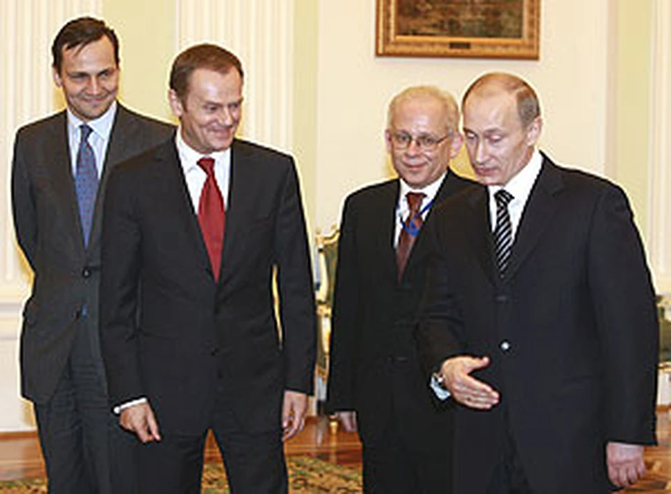 Иногда встреча Путина и Туска приобретала более чем неформальный оттенок.