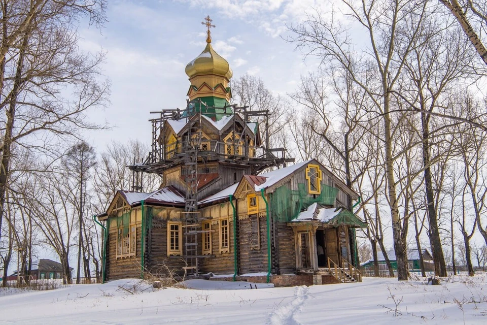 Ольгинскую церковь XIX века отреставрируют. Фото: сайт Центра по сохранению культурного наследия Красноярского края, krascskn.ru