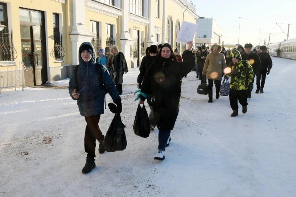 Из Белгородской области приехали дети 13-15 лет