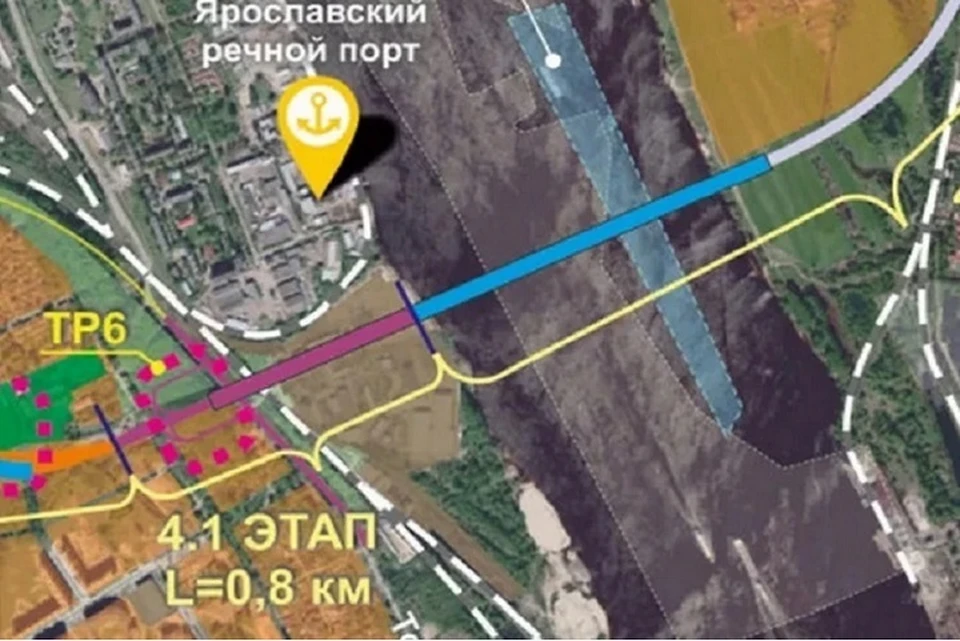 Проектируемая ярославль. Проект Карабулинской развязки в Ярославле. Новый мост Ярославль на карте.