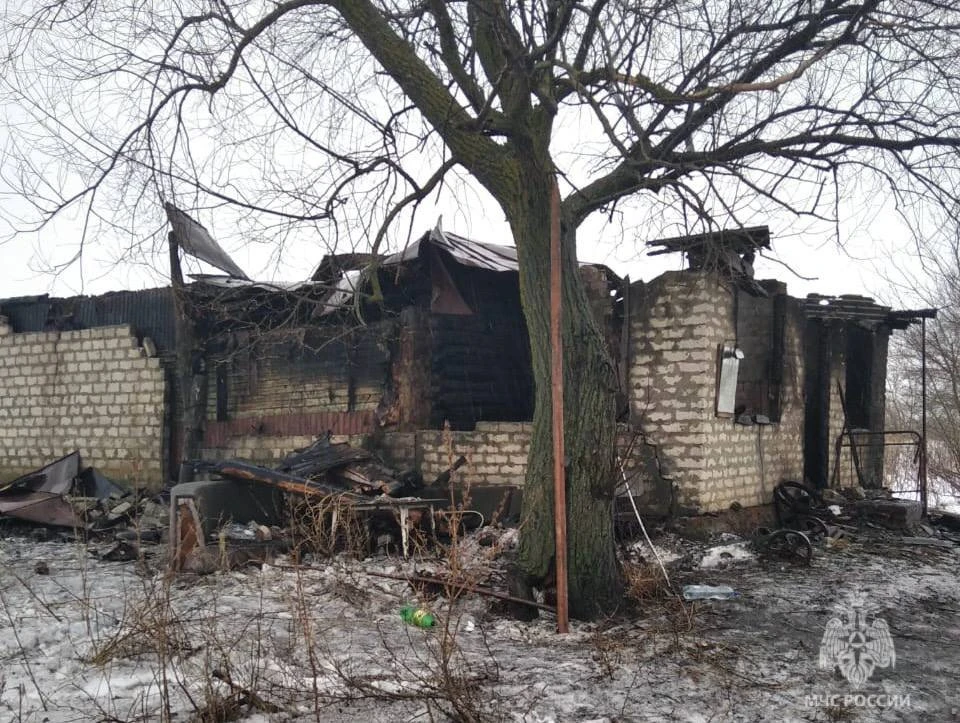 Фото: В Ртищевском районе на пожаре погиб 53-летний мужчина