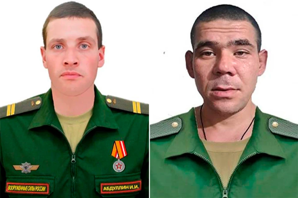 Младший сержант Илья Абдуллин и старшина Ренат Таутенов
