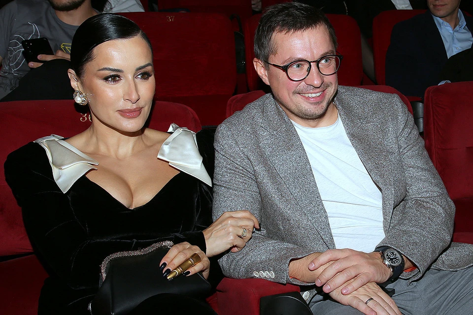 Тина Канделаки с супругом Василием Бровко.