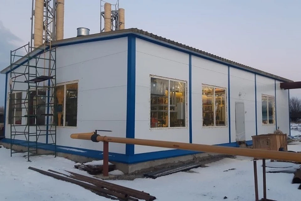 В поселке Мироновский ДНР построили блочно-модульную котельную мощностью 21 МВт. Фото: Фонд развития территорий