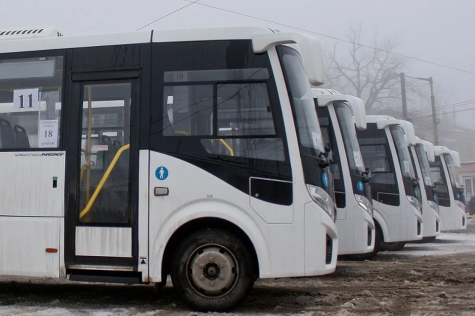 В Харцызске на пять маршрутов вышли новые автобусы. Фото: Минтранс ДНР