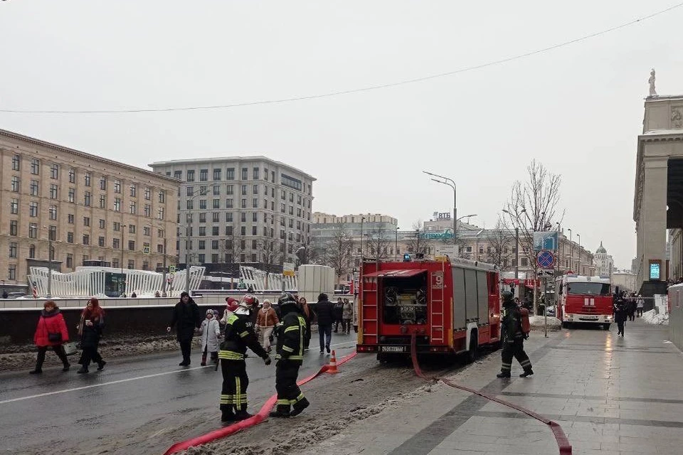 В Москве произошел пожар в Театре сатиры