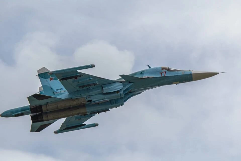 Экипажи бомбардировщиков Су-34 нанесли удар по укрепленному району ВСУ