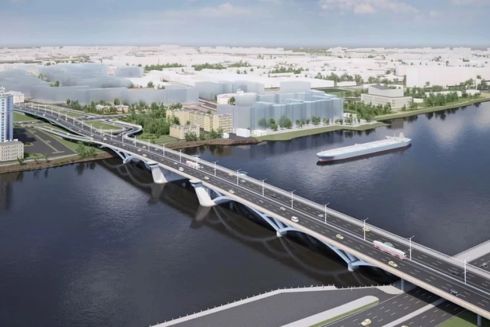 Школу могут снести из-за строительства Большого Смоленского моста через Неву. Фото: пресс-служба КГИОП