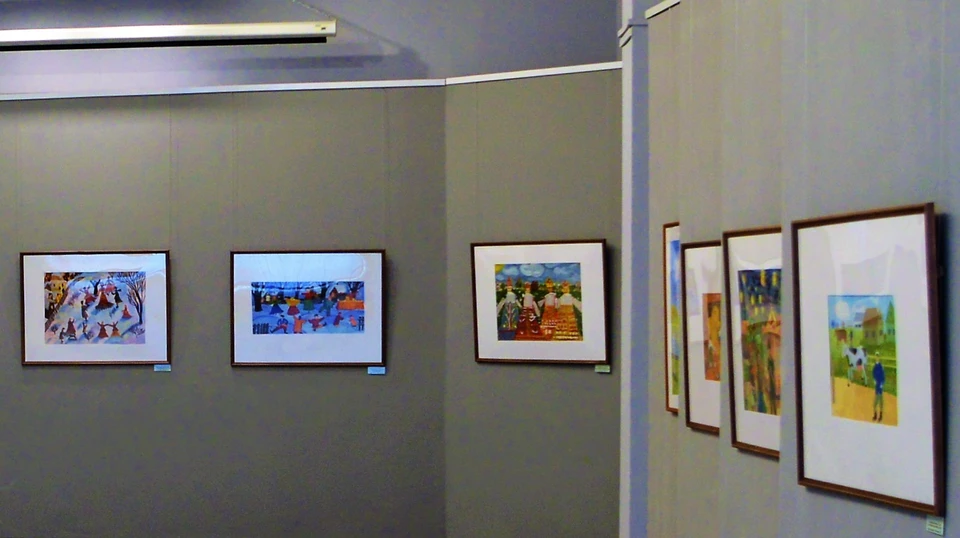 Выставка "Я рисую мир" заработала в Тверском музейно-выставочном центре Фото: администрация Твери