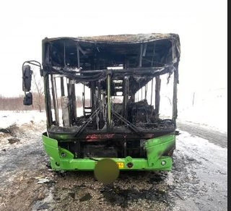 Фото: Прокуратура Саратова выяснит причину возгорания автобуса №36