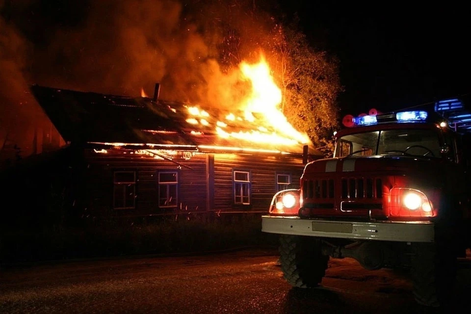 При пожаре в доме погиб мужчина