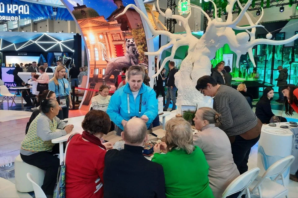 Мастер-классы и игры провели на стенде Иркутской области на выставке «Россия»