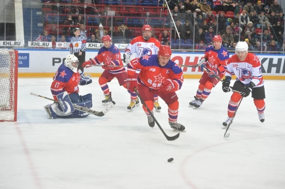 Благотворительные хоккейные матчи проходят в Хабаровском крае