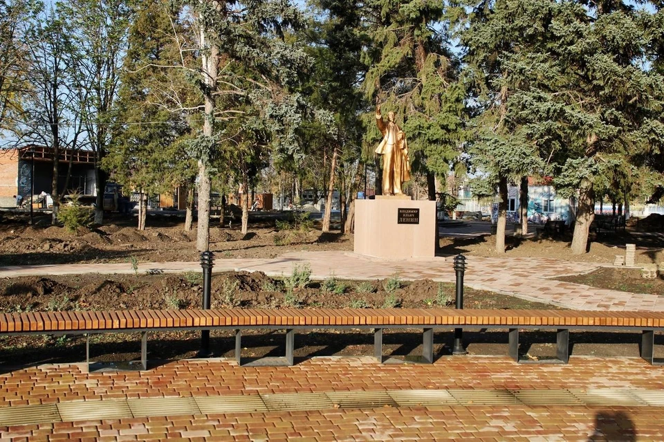 Новый облик приобрел парк в городе. Фото: пресс-службы администрации Краснодарского края.