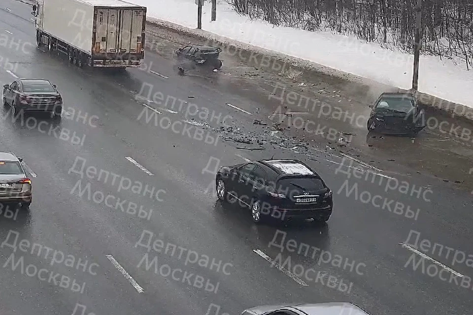 Движение в районе аварии затруднено