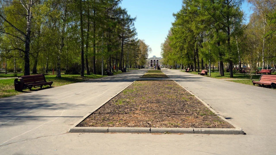 В сквере Искусств появится современное освещение. Фото: администрация г. Кемерово.