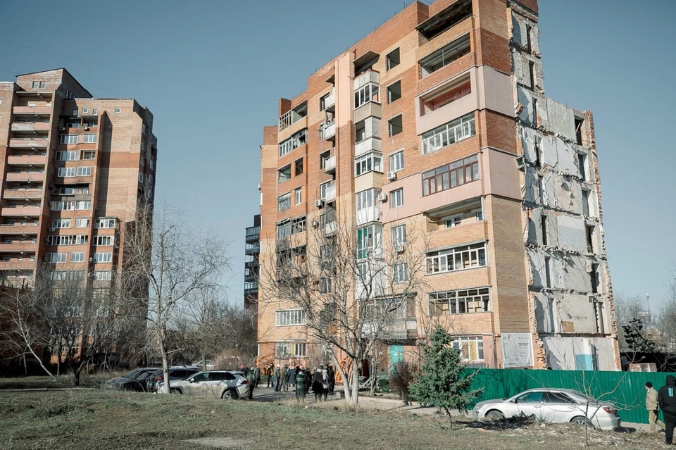 Во время боевых действий здания получили серьезные повреждения. Фото: ТГ/Моргун