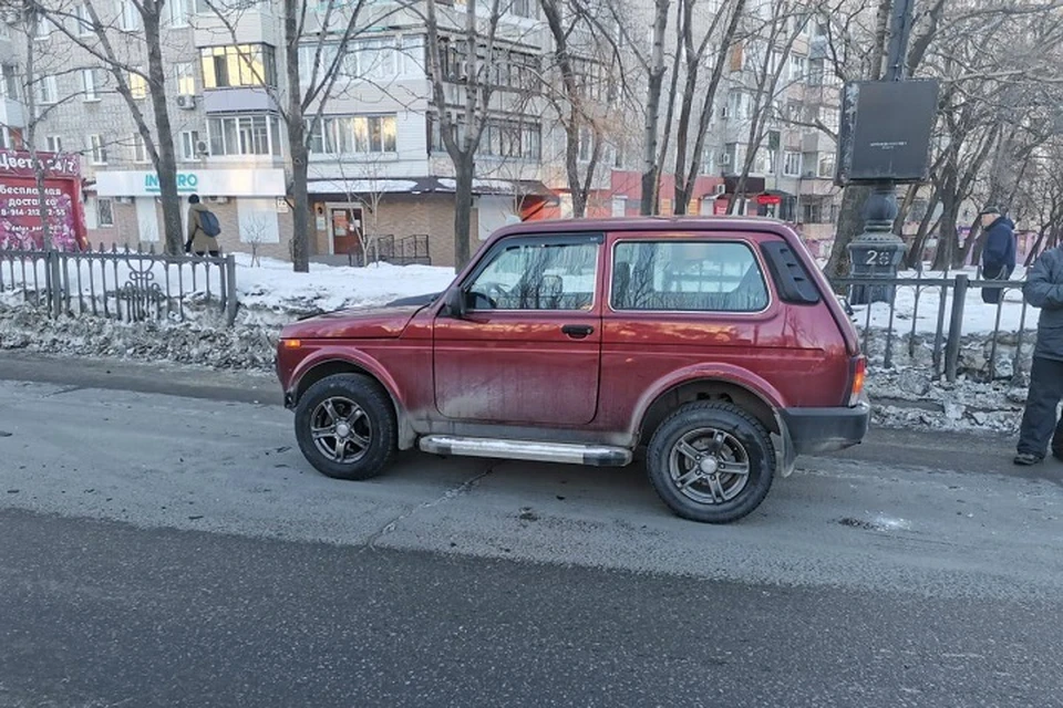 ДТП с участием пешехода произошло в Хабаровске Фото: Госавтоинспекция Хабаровска