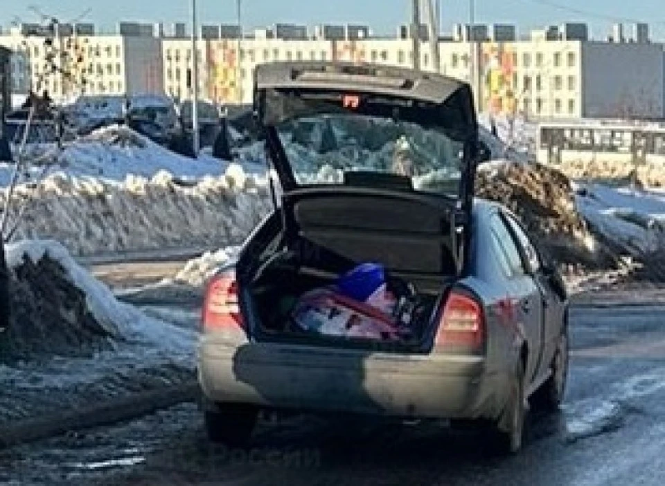 Фото с места аварии.