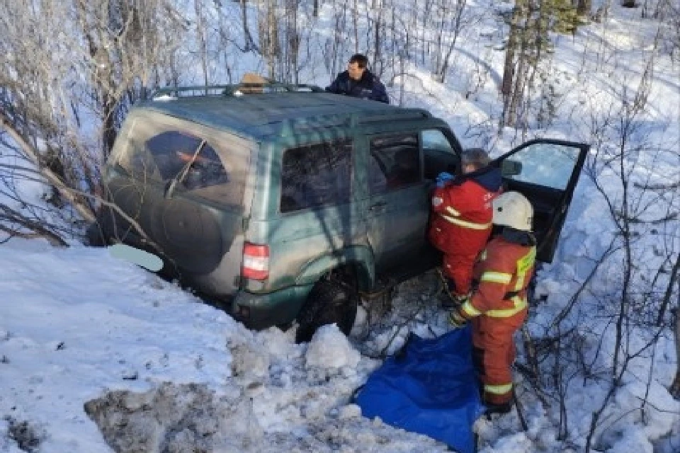 На 1362-м километре автодороги Р-21 «Кола» произошло ДТП с участием одного автомобиля. Фото: vk.com/murman01