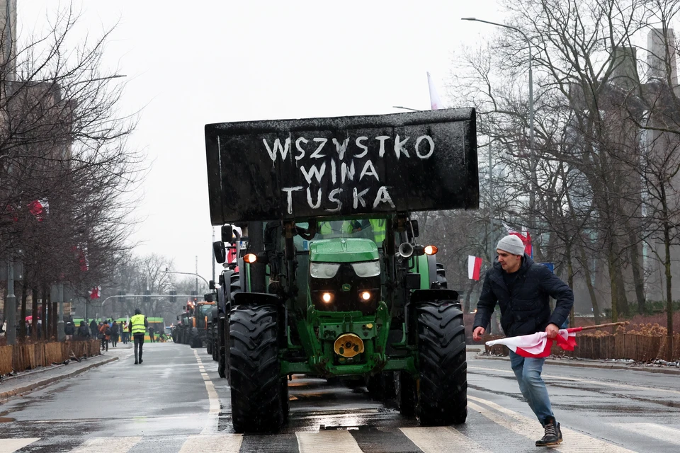 Плакат польского фермера