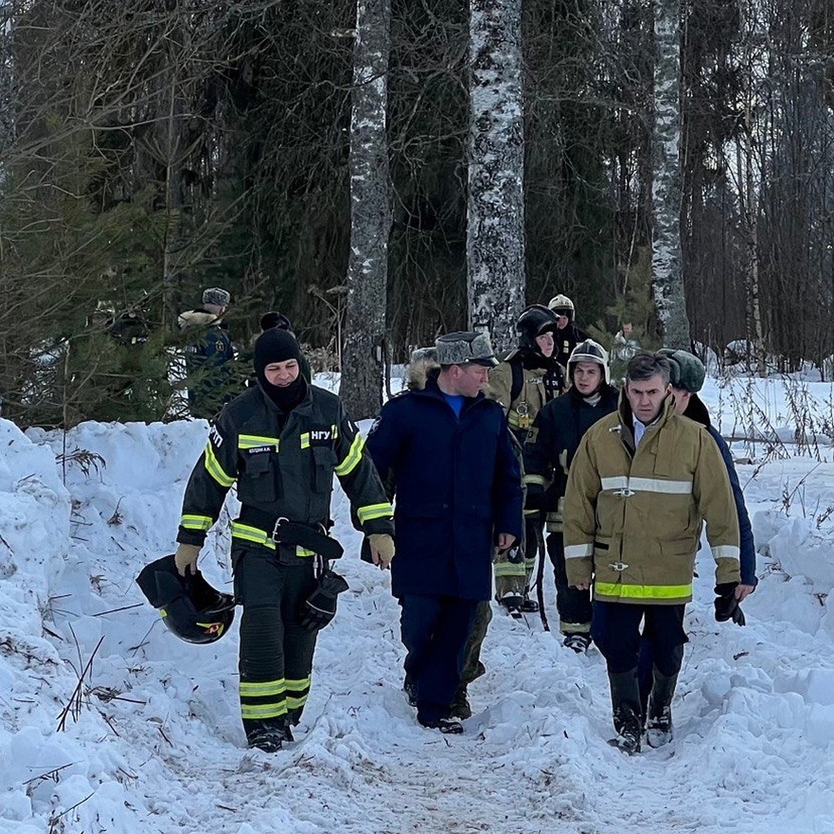 Пожар на месте крушения самолета Ил-76 под Иваново ликвидирован - KP.RU