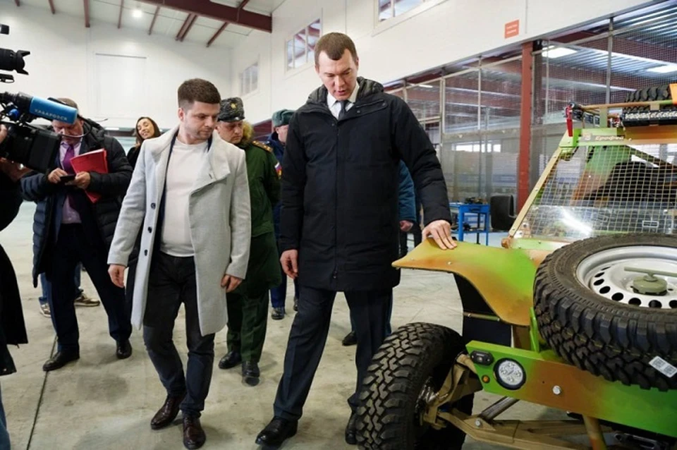 Губернатор Хабаровского края дал старт серийной сборке багги «Ерофей» Фото: Егор Тимошенко