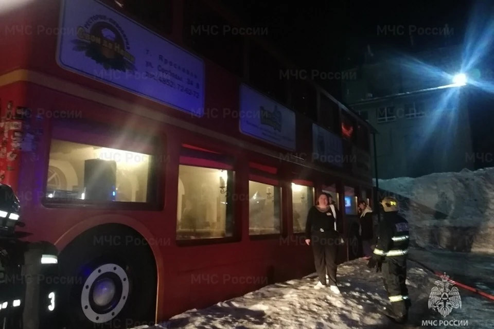 В «Первом пабе» произошел ночной пожар.