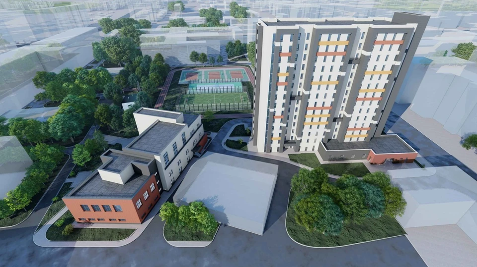 Новое 14-этажное общежитие для студентов медуниверситета построят в Смоленске Фото: minstroyrf.gov.ru/