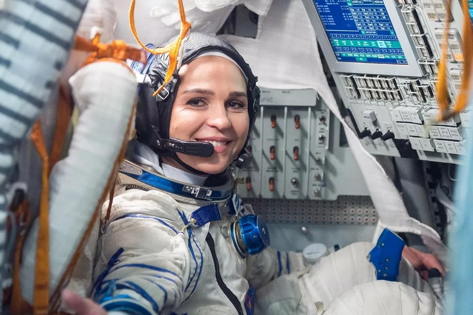 Марина Василевская готова к полету в космос. Фото: архив Центра подготовки космонавтов.