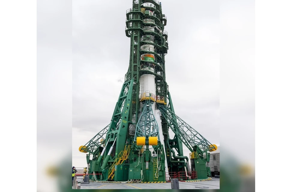 Госкомиссия разрешила заправку ракеты «Союз-2.1а» с представительницей Беларуси. Фото: телеграм-канал «Роскосмоса»