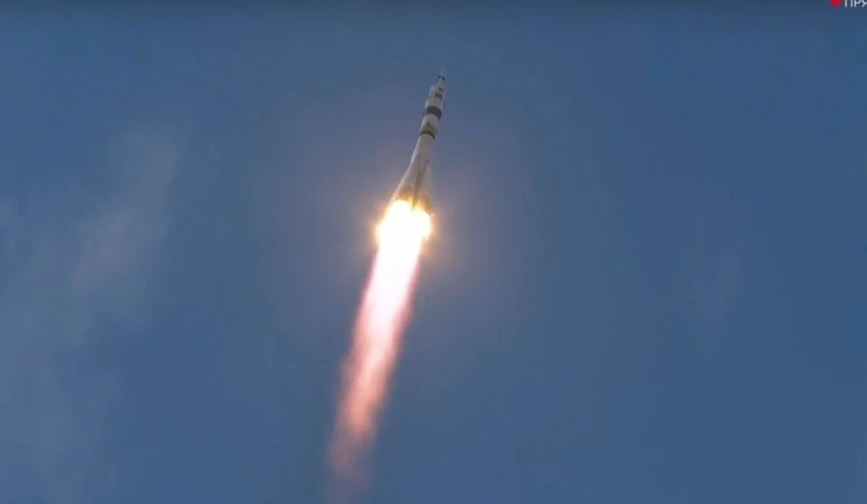 Глава «Роскосмоса» Борисов сказал, что экипаж «Союз МС-25» чувствует себя нормально и уже на орбите. Фото: телеграм-канал «Роскосмоса»