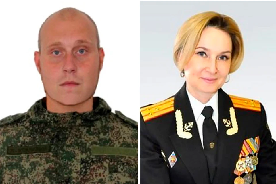 Младший сержант Роман Аштахов и полковник медицинской службы Наталья Абольянова