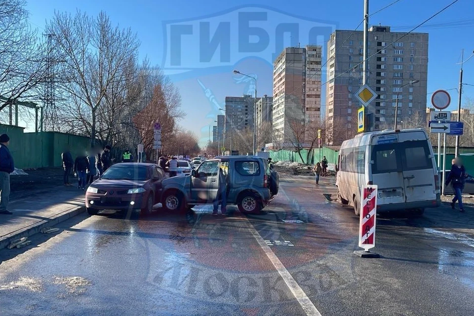 На востоке столицы в результате ДТП пострадали пять человек