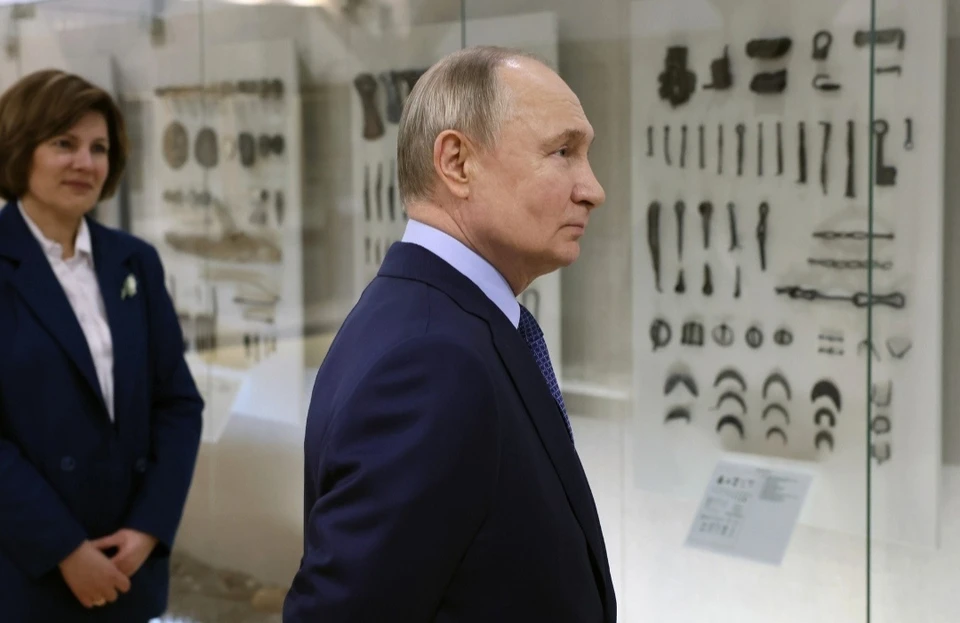 Владимир Путин поддержал идею создания в Торжке археологического музея под открытым небом Фото: kremlin.ru