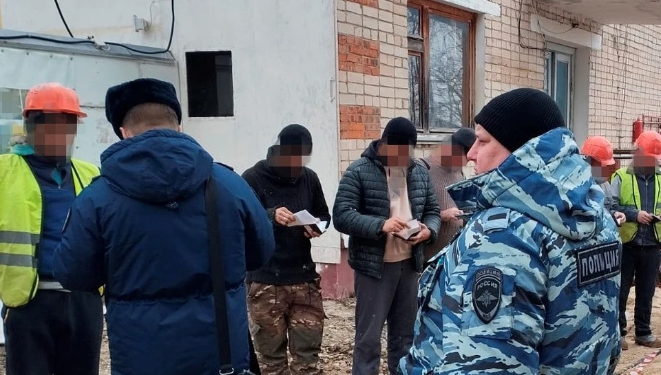 На территории Калужской области задержали 33 мигранта