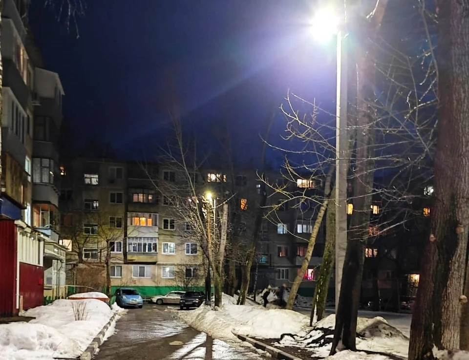 В 4 ульяновских дворах на Варейкиса появилось новое уличное освещение. ФОТО: Ульяновская Гордума
