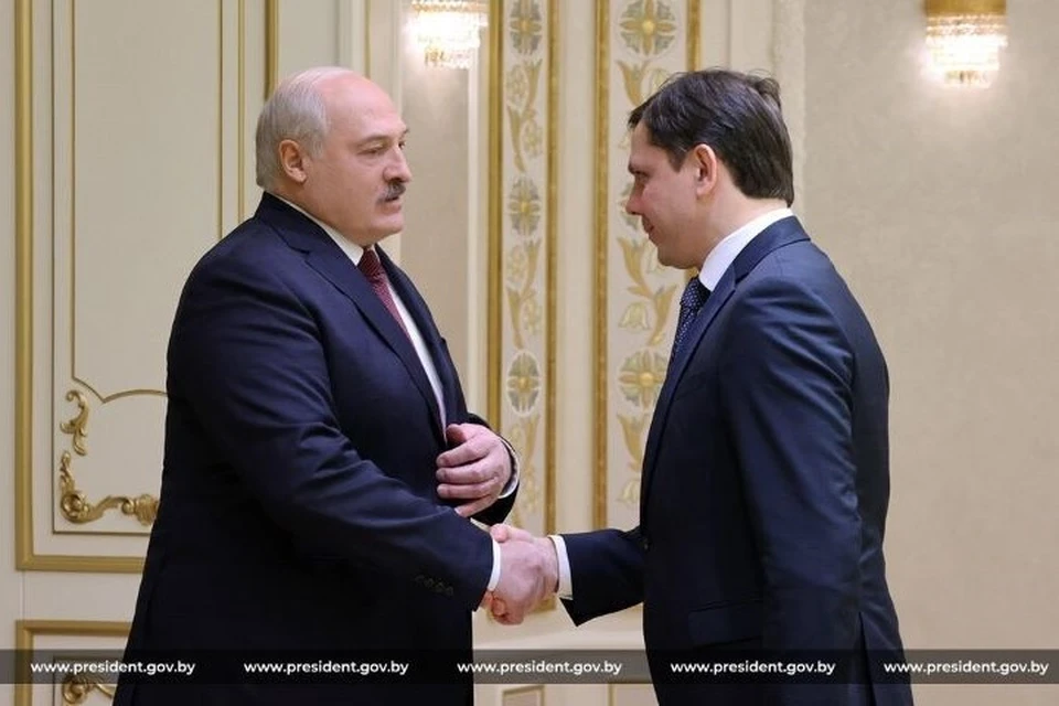 Лукашенко провел переговоры с губернатором Орловской области. Фото: president.gov.by