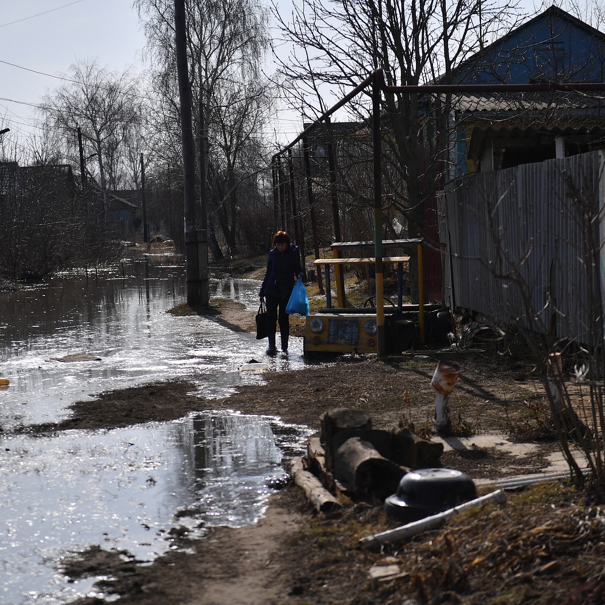 В Ульяновском районе в Новой Беденьге 19 человек покинули 6 затопленных  домов - KP.RU