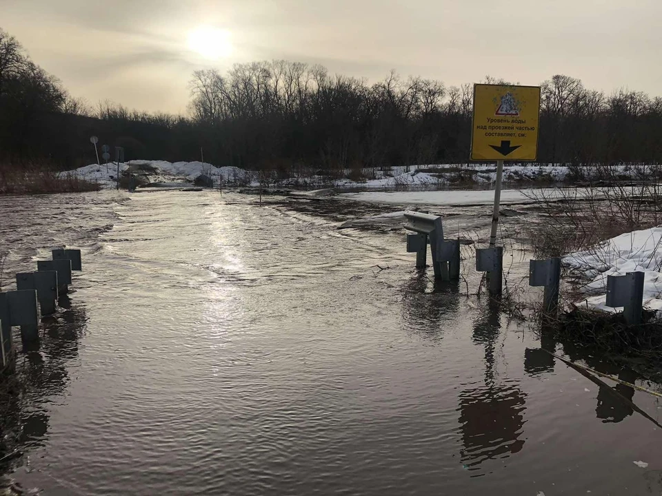 В Ульяновской области талые воды топят мосты и дороги | ФОТО: минтранс Ульяновской области