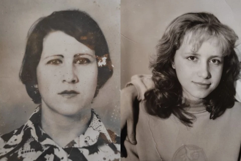 На фото слева - мама Николая, справа - сестра Наталья в молодости. Фото: Наталья Гаврилова.