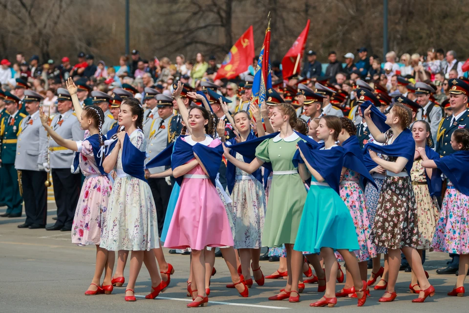 В Красноярске шествие в честь Дня Победы перенесли на правый берег