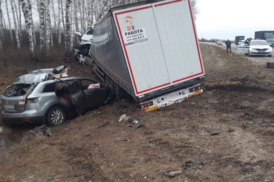 Возбуждено уголовное дело о ДТП с шестью погибшими на М-5 в Рязанской области. Фото: УМВД по Рязанской области.