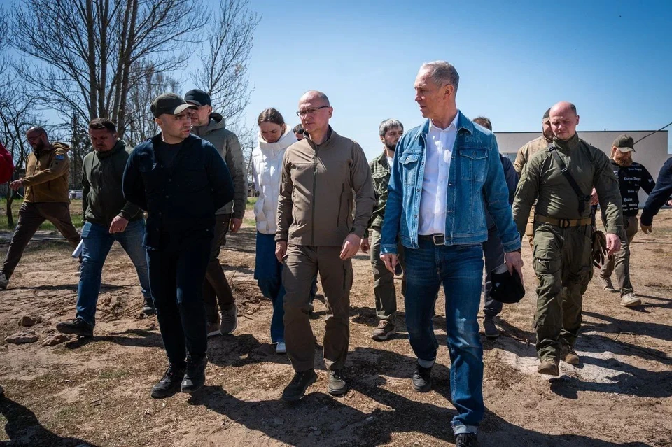 Делегация осмотрела ход работ ФОТО: ТГ-канал Владимира Сальдо